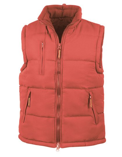 Ultra Padded Bodywarmer – Result in Red