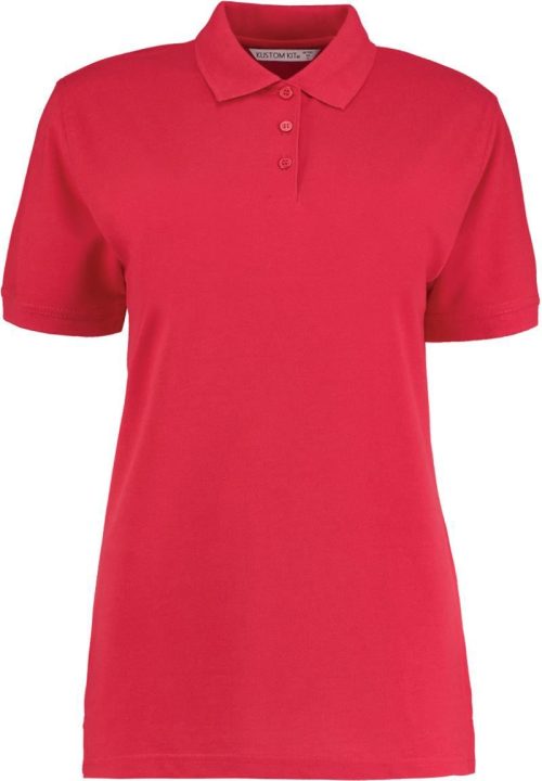 Damen Piqué Polo "Superwash" KK 703 – Kustom Kit in Red