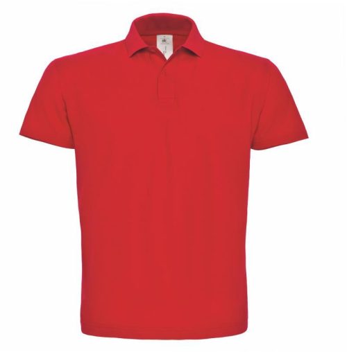 Piqué Polo ID.001 – B&C in Red