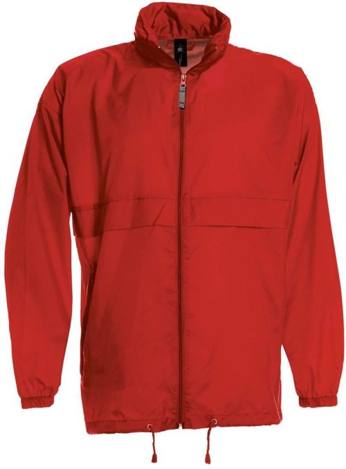 Ungefütterter Windbreaker Sirocco – B&C in Red