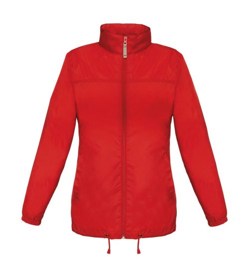 Sirocco/women Windbreaker JW902 – B&C Outerwear in Red