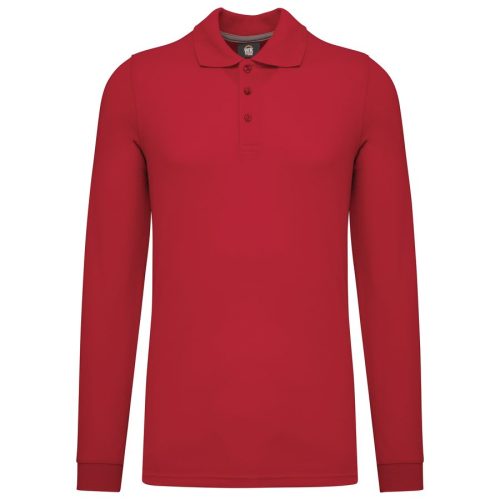 Polohemd mit langen Ärmeln WK276 – WK in Red