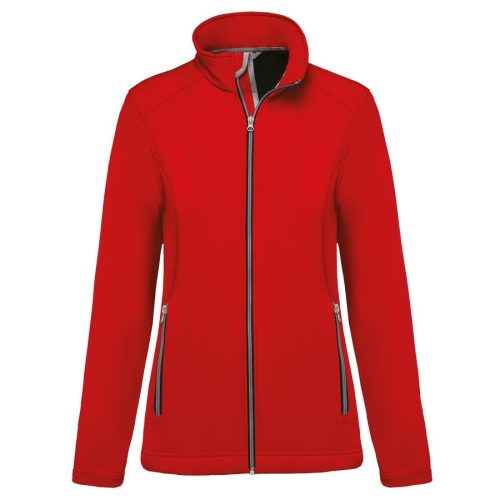 2-lagige Softshell-Jacke für Damen K425 – Kariban in Red