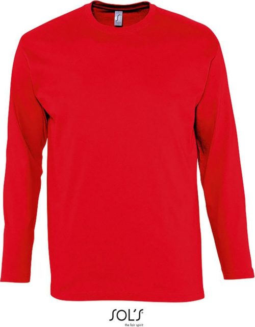 T-Shirt langarm Monarch – SOL'S in Red
