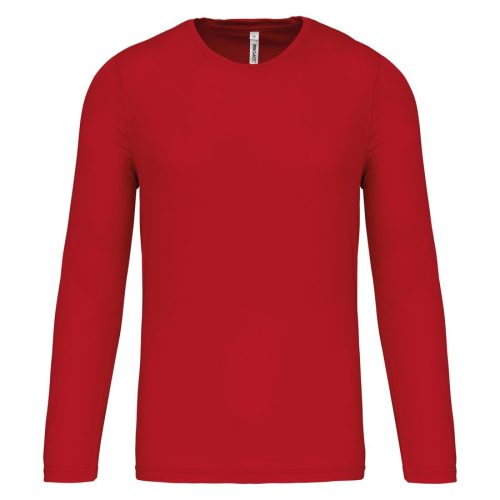 Herren Basic Sport Funktionsshirt Langarm PA443 – Proact in Red