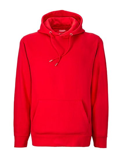 Unisex Hooded Sweatshirt – Utopic in Red
