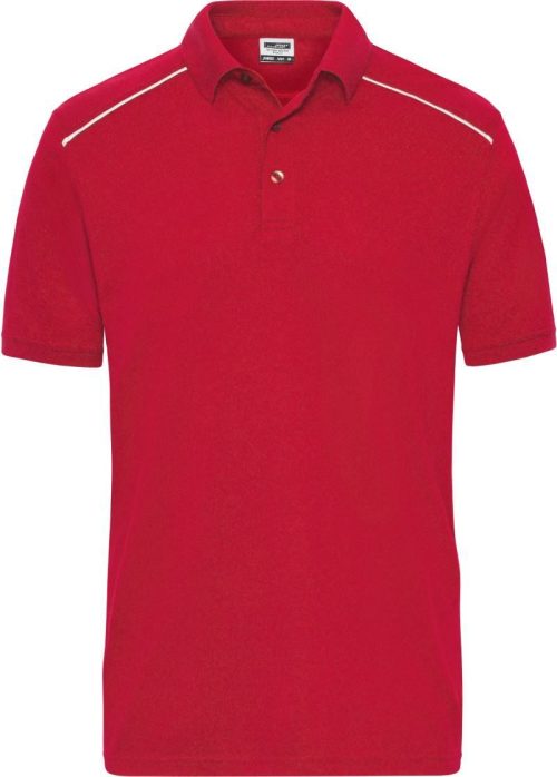 Herren Piqué Workwear Polo "Solid" JN 892 – Daiber in Red
