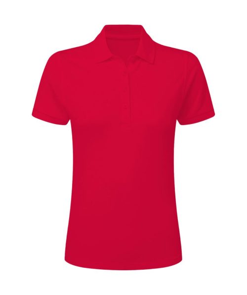 Signature Tagless Polo Stretch Women SGPoloF – SG Signature in Red