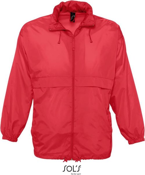 Unisex Windbreaker Surf – SOL'S in Red