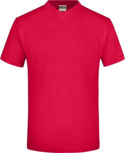 V-Ausschnitt T-Shirt JN 03 – Daiber in Red