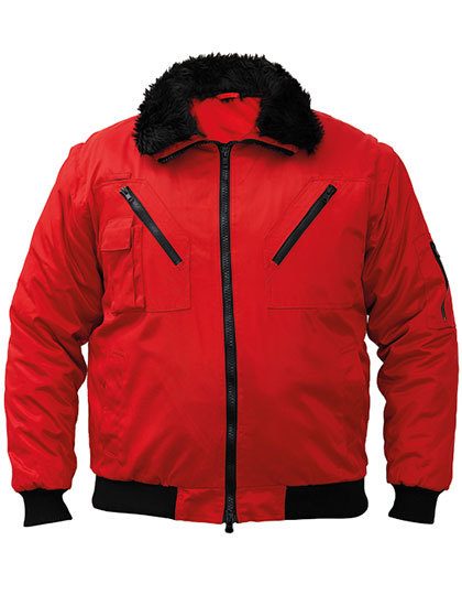 4-In-1 Pilot Jacket – Korntex in Red