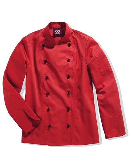 Ladies´ Chef Jacket Rimini – CG Workwear in Red