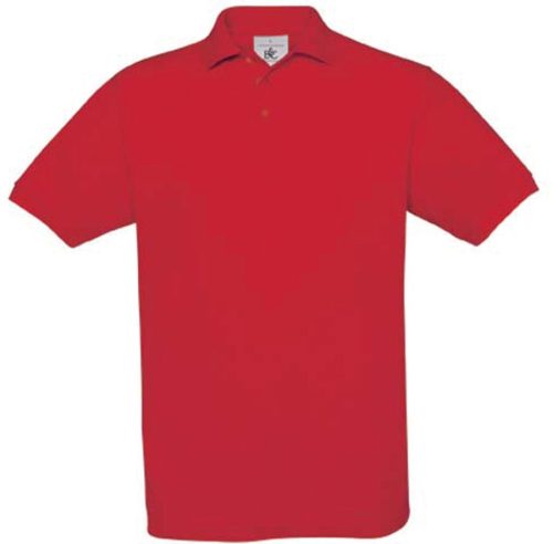 Safran men's polo shirt PU409 – B&C in Red