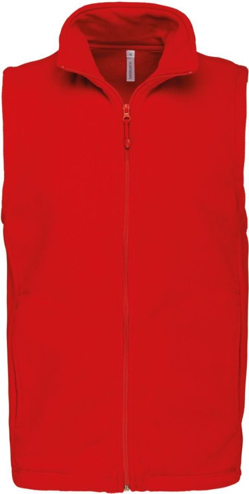 Microfleece Gilet "Luca" K 913 – Kariban in Red