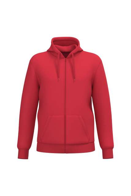 Unisex Full Zip Hoodie – Kariban in Red