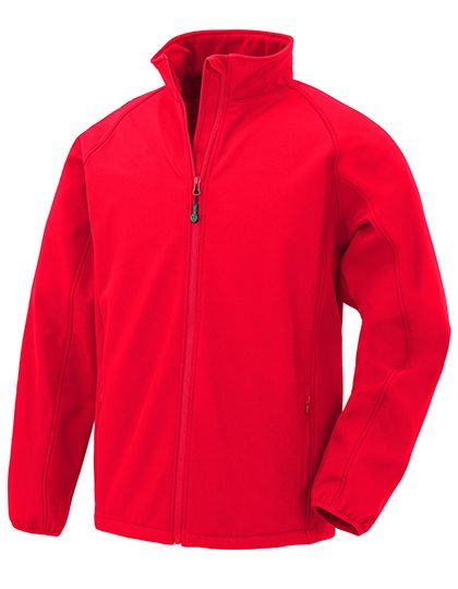 Men´s Recycled 2-Layer Printable Softshell Jacket – Result Recycled in Red