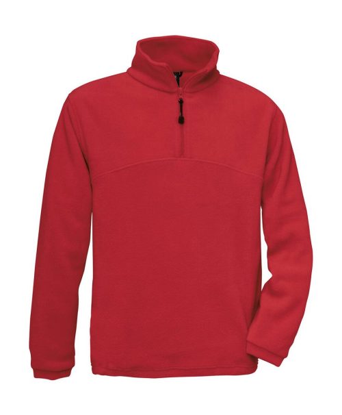Highlander+ 1/4 Zip Fleece Top FU704 – B&C Outerwear in Red