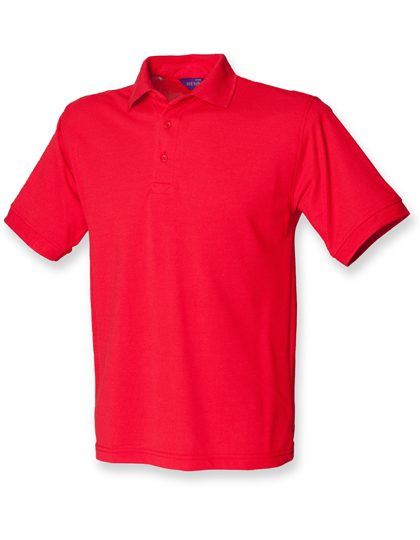 Men´s 65/35 Classic Piqué Polo Shirt – Henbury in Red
