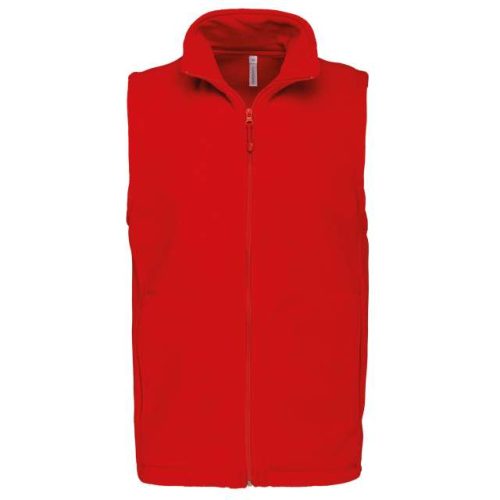 Luca - Men's Microfleece Gilet – Kariban in Red