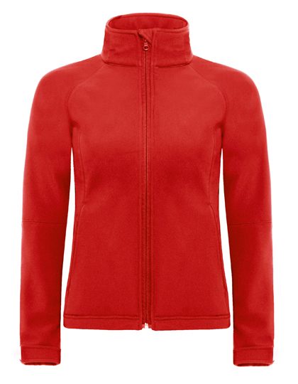 Women´s Hooded Softshell – B&C COLLECTION in Red