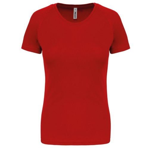 Damen Basic Sport Funktionsshirt Kurzarm PA439 – Proact in Red