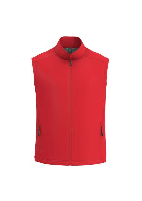 Men’s 3-Layer Softshell Bodywarmer – Legend Classics in Red