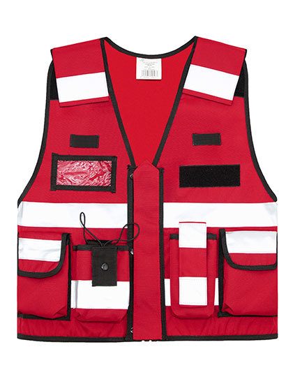 Tactical Safety Vest "bonn" – Korntex in Red