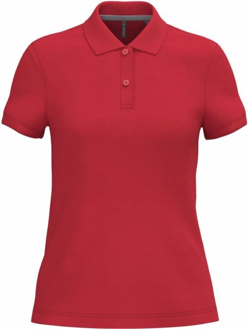 Damen Piqué Polo K 242 – Kariban in Red
