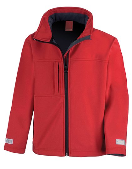 Junior Classic Soft Shell Jacket – Result in Red