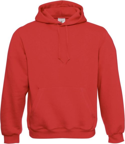 Kapuzen Sweater Hooded – B&C in Red