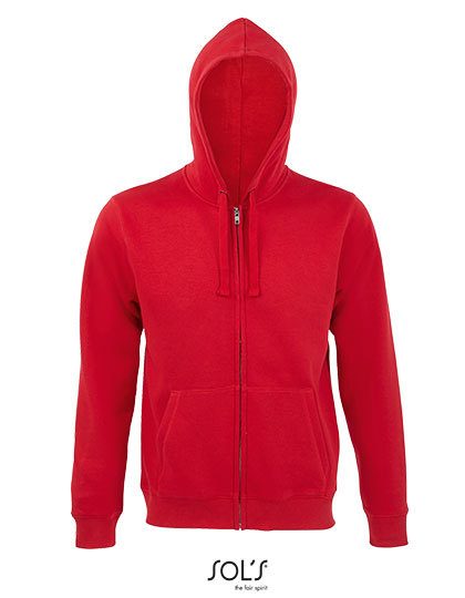 Men´s Zip Hoodie Spike – SOL´S in Red