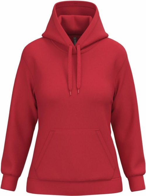 Damen Kapuzen Sweater K 473 – Kariban in Red