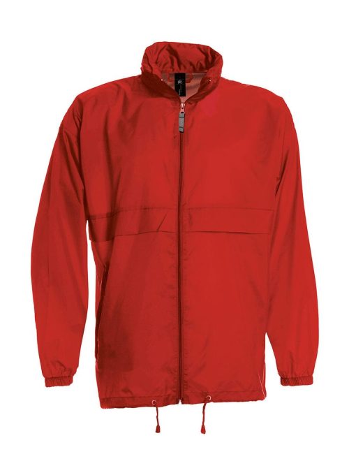 Sirocco Windbreaker JU800 – B&C Outerwear in Red