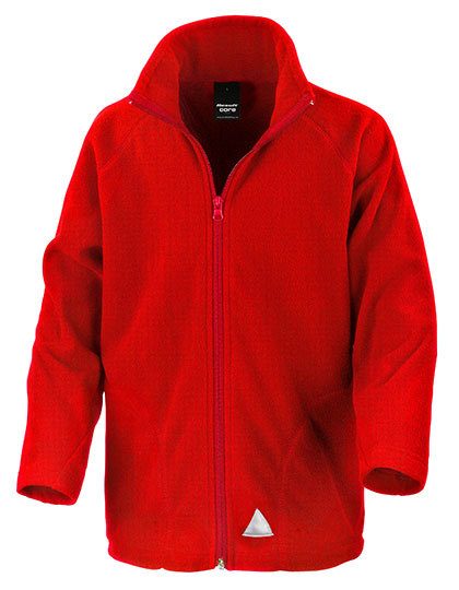 Youth Microfleece Jacket – Result Core in Red