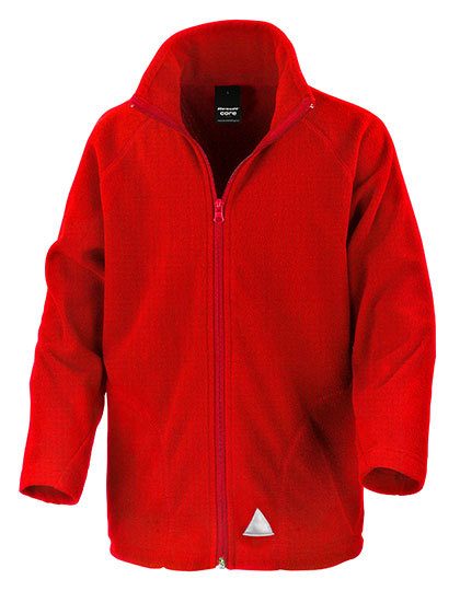 Junior Microfleece Jacket – Result Core in Red