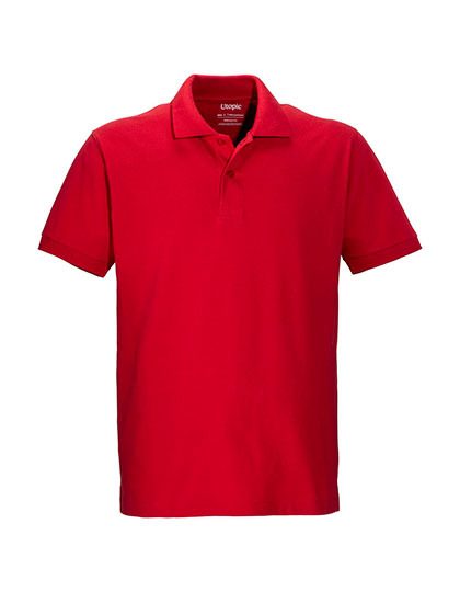 Unisex Short-Sleeved Polo Shirt – Utopic in Red