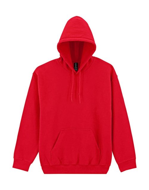 Dryblend  Classic Fit Adult Hooded Sweatshirt® 12500 – Gildan in Red
