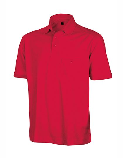 Apex Pocket Polo Shirt – Result Workguard in Red