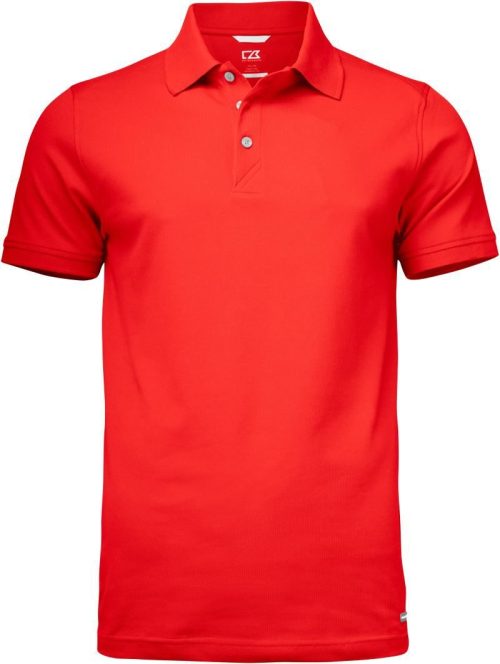 Herren Piqué Polo Advantage Polo Men – Cutter & Buck in Red