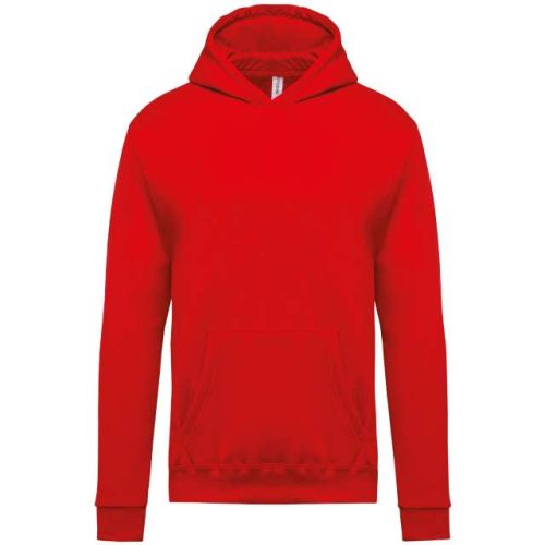 Kids’ Hooded Sweatshirt – Kariban in Red