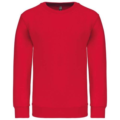 Kids' Crew Neck Sweatshirt – Kariban in Red