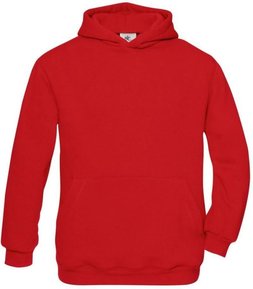 Kinder Kapuzen Sweater Hooded /kids – B&C in Red