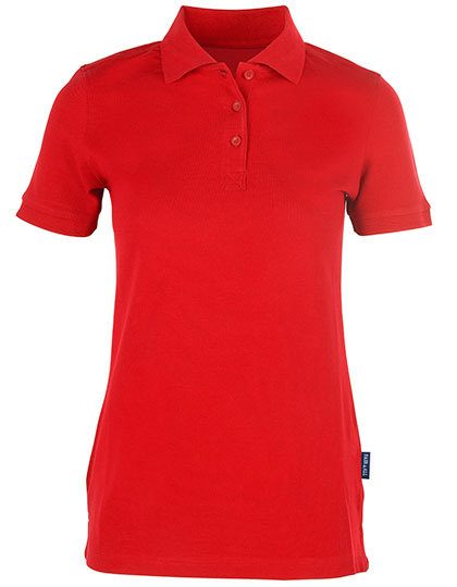 Women´s Heavy Stretch Polo – HRM in Red