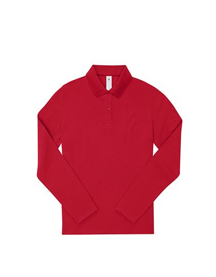 My Polo 210 Long Sleeve /Women – B&C BE INSPIRED in Red
