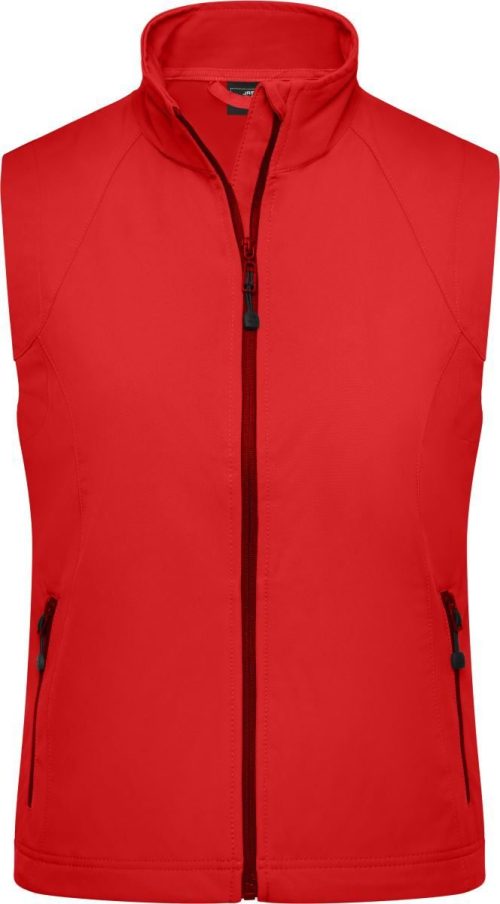 Damen 3-Lagen Softshell Gilet JN 1023 – Daiber in Red