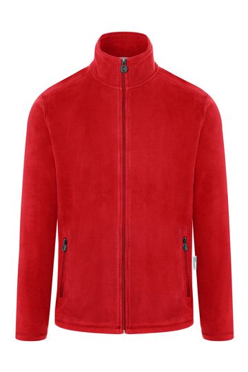 Herren Fleece-Hybrid Jacket – Karlowsky in Red (Ca. Pantone 186C)