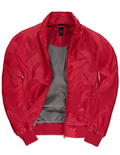 Women´s Jacket Trooper – B&C COLLECTION in Red/Warm Grey