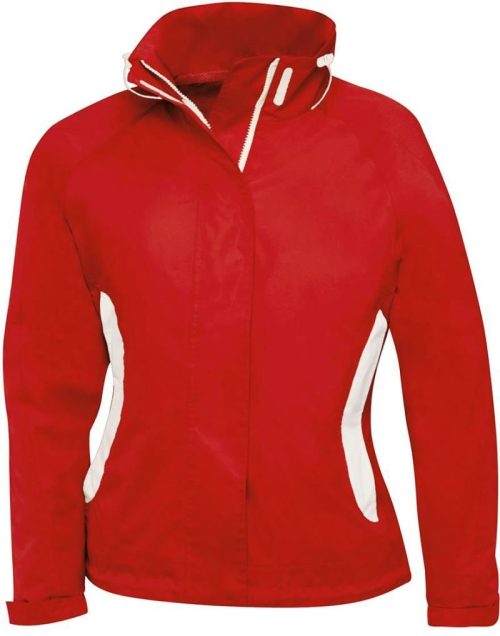 Damen Segeljacke Sparkling /women – B&C in Red/White