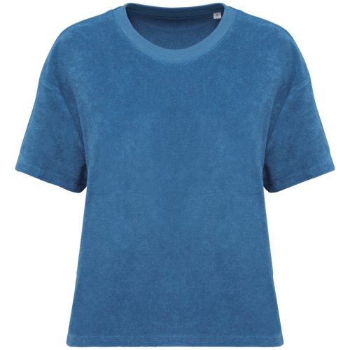 Damen-T-Shirt aus Frottee NS328 – Native Spirit in Riviera Blue