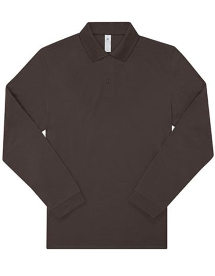 My Polo 210 Long Sleeve – B&C BE INSPIRED in Roasted Coffee